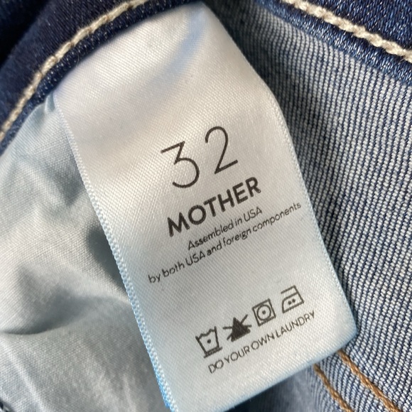 Mother Denim The Stunner Ankle Fray Skinny Jeans in Teaming Up - Size 32 - Picture 9 of 17
